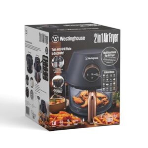 Westinghouse 2-in-1 Air Fryer, 3.5L | 360-Degree Transparent Glass Pot, Non-Stick, Grill Plate & Rack image 4