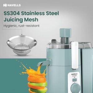 Havells Hexo Punch 900W Juicer Mixer Grinder (JMG), 2 Jars image 6