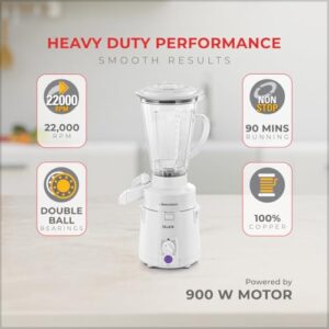 Sujata Megamix 900W Mixer Grinder & Blender, 3000ml Jar image 4