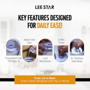 Lee Star Automatic Electric Atta Kneader & Dough Maker image 4