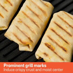 Meyer Pre-Seasoned Cast Iron Grill Pan, 25 cm | Char Sear Marks, Induction & Gas Compatible image 7