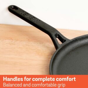 Meyer Pre-Seasoned Cast Iron Roti / Chapati Tawa, 26 cm | Naturally Non-Stick, Induction & Gas Compatible image 6