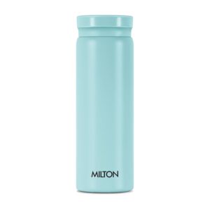 Milton Minimate Thermosteel Water Bottle | Double-Wall Vacuum Insulated, Hot & Cold, Leak-Proof & BPA-Free - Blue, 260 ml