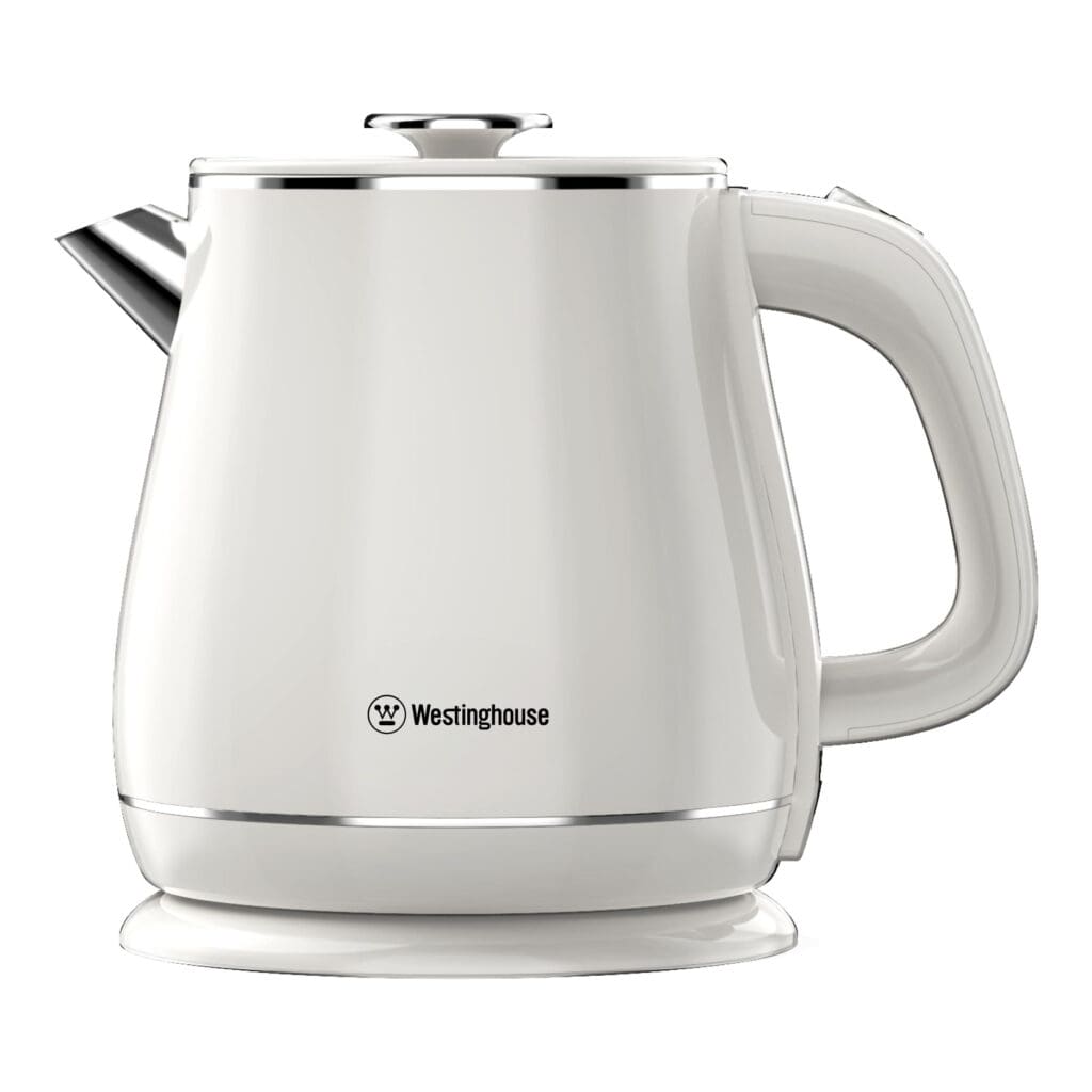Westinghouse 1.8L 1500W Electric Kettle, Stainless Steel Inner Body | Detachable Lid, Wide Spout, 360° Cordless & Boil-Dry Protection | WKWKL18, 2 Years Warranty — Bihari Bartan Bhandar