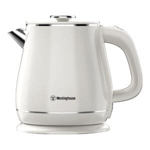 Westinghouse 1.8L 1500W Electric Kettle, Stainless Steel Inner Body | Detachable Lid, Wide Spout, 360° Cordless & Boil-Dry Protection | WKWKL18, 2 Years Warranty