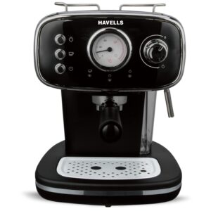 Havells Corretto Espresso & Cappuccino Coffee Maker, 15-Bar Pump