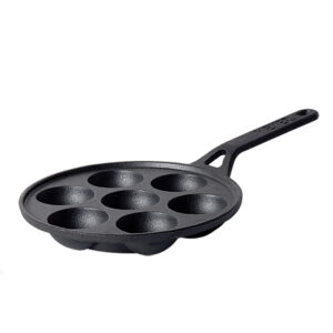 Meyer Pre-Seasoned Cast Iron Appam / Paniyaram Pan | 20 & 26 cm | Induction & Gas Compatible image 8