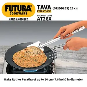 Hawkins Futura 26cm Extra Thick Hard Anodised Tava image 4
