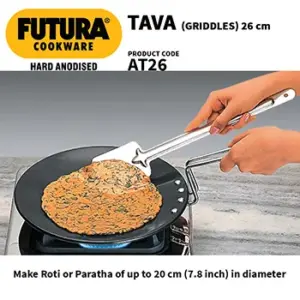 Hard Anodised Tava 26 cm (4.88 mm Thick) (AT26) image 4