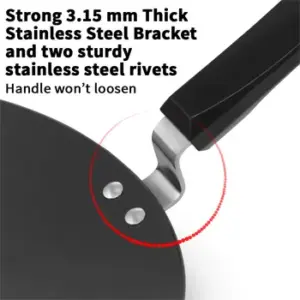 Hard Anodised Tava 30 cm with Plastic Handle (AT30P) image 4