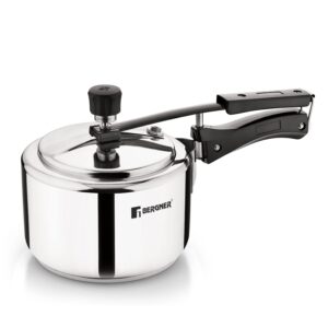 Bergner Aragon Tri-Ply 3L Inner-Lid Pressure Cooker, Induction