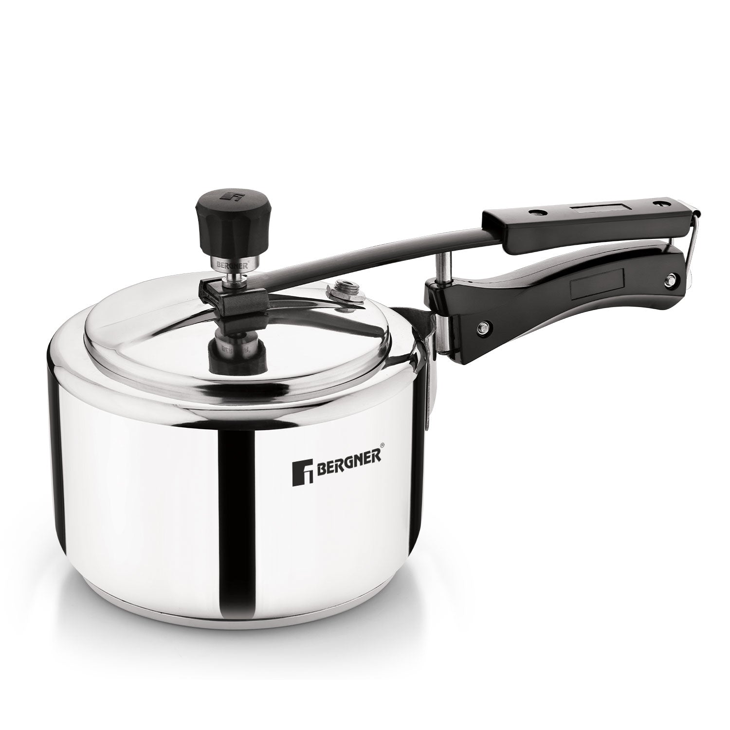 Bergner Aragon Tri-Ply 3L Inner-Lid Pressure Cooker, Induction