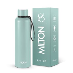 Milton Aura Thermosteel Bottle - Grey, 1000 ml