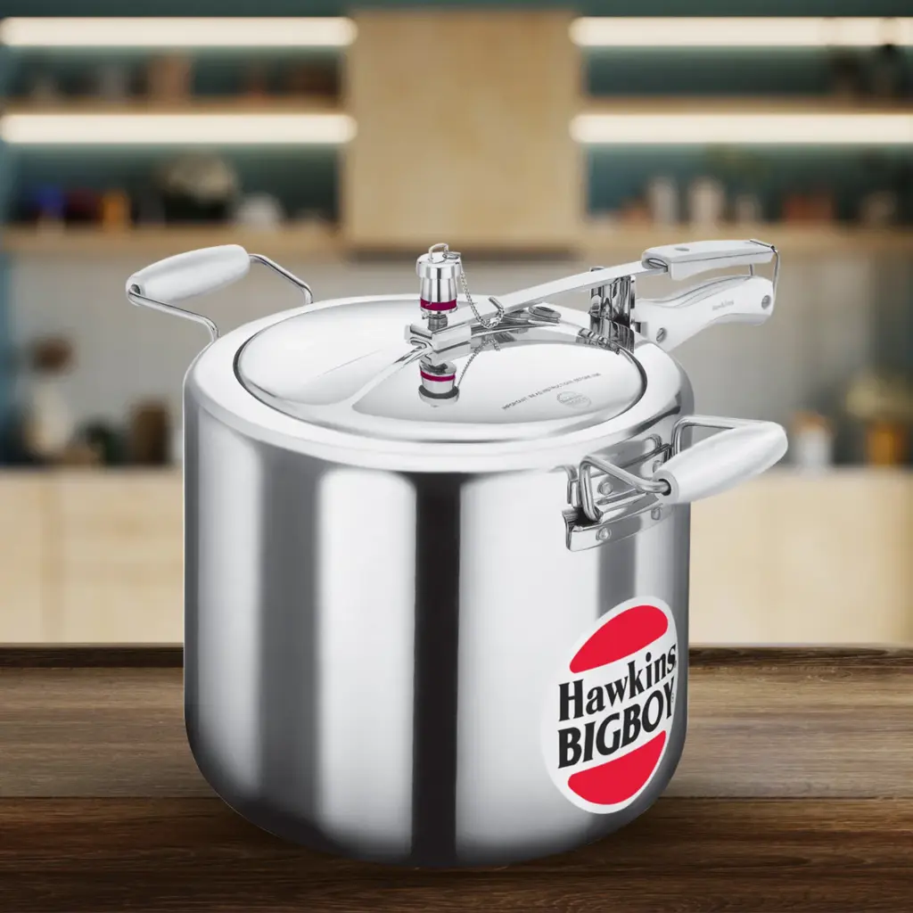 Hawkins Bigboy 18L Pressure Cooker for Hotels & Catering — Bihari Di Hatti