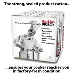 Hawkins Bigboy 18L Pressure Cooker for Hotels & Catering image 5