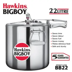 Hawkins Bigboy 22L Pressure Cooker for Commercial Use image 2