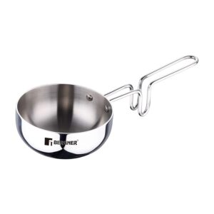 Bergner Argent Tri-Ply Stainless Steel 12cm (500 ml) Tadka Pan
