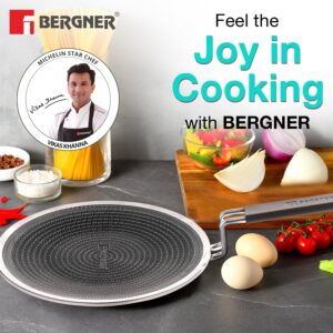 Bergner Hi-Tech Giro Tri-Ply 26cm Non-Stick Roti Tawa, Induction image 2