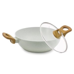 Bergner Naturally Cast Aluminum 24cm (2 L) Kadai, Induction Bottom image 2