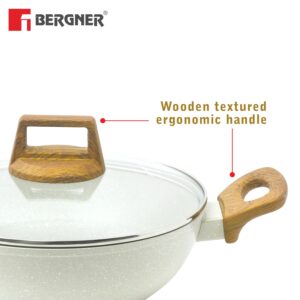 Bergner Naturally Cast Aluminum 24cm (2 L) Kadai, Induction Bottom image 8