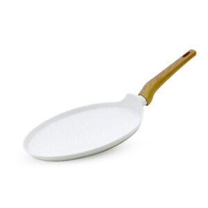 Bergner Naturally Forged Aluminum 28cm Pancake Pan / Dosa Tawa, Induction Bottom