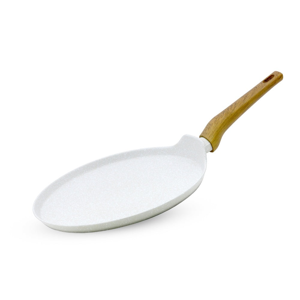 Bergner Naturally Forged Aluminum 28cm Pancake Pan / Dosa Tawa, Induction Bottom — Bihari Bartan Bhandar