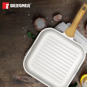 Bergner Naturally Cast Aluminum 26cm Grill Pan, Induction Bottom image 6