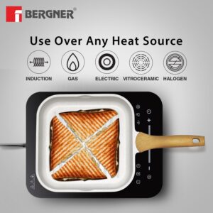 Bergner Naturally Cast Aluminum 26cm Grill Pan, Induction Bottom image 7