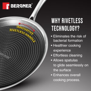 Bergner Hi-Tech Giro TriPly 32cm Dosa Tawa - Induction Bottom image 4