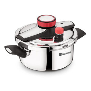 Bergner Capri Tri-Ply Pressure Cooker with Safety Lock