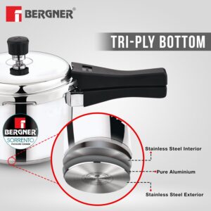 Bergner Sorrento 1.5L Outer-Lid Pressure Cooker, Induction image 4