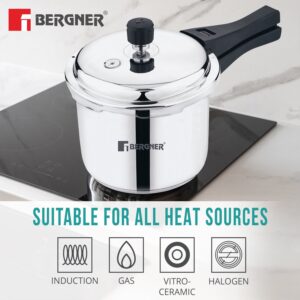 Bergner Sorrento 3L Outer-Lid Pressure Cooker, Induction image 7