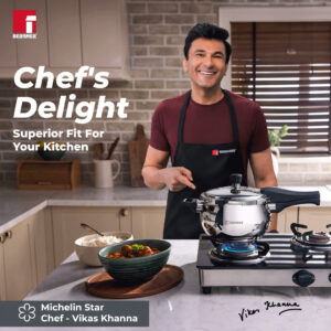 Bergner Pura Stainless Steel Outer-Lid Pressure Cooker image 2