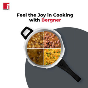 Bergner Pura Stainless Steel Outer-Lid Pressure Cooker image 7