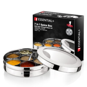 Bergner Essential Plus Stainless Steel 7 in 1 Masala Dabba