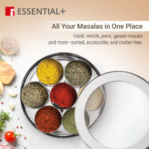 Bergner Essential Plus Stainless Steel 7 in 1 Masala Dabba image 4