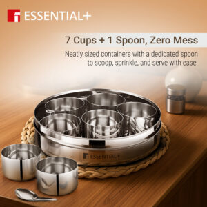 Bergner Essential Plus Stainless Steel 7 in 1 Masala Dabba image 7
