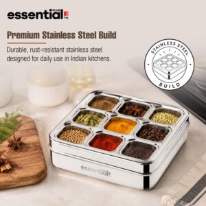 Bergner Essential Plus Stainless Steel 9 in 1, 24cm (150ml) with Clear Lid image 6