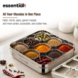 Bergner Essential Plus Stainless Steel 9 in 1, 24cm (150ml) with Clear Lid image 7