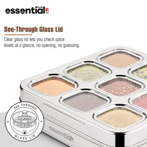 Bergner Essential Plus Stainless Steel 9 in 1, 24cm (150ml) with Clear Lid image 8
