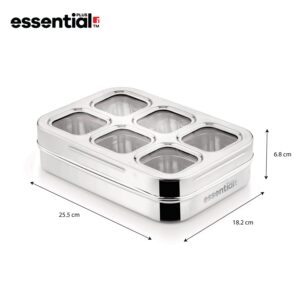 Bergner Essential Plus Stainless Steel 6 in 1, 24.5cm (150ml) with Clear Lid image 9