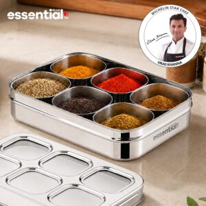 Bergner Essential Plus Stainless Steel 6 in 1, 24.5cm (150ml) with Clear Lid image 3