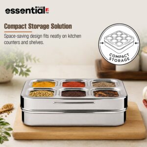 Bergner Essential Plus Stainless Steel 6 in 1, 24.5cm (150ml) with Clear Lid image 6