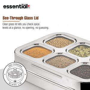 Bergner Essential Plus Stainless Steel 6 in 1, 24.5cm (150ml) with Clear Lid image 7