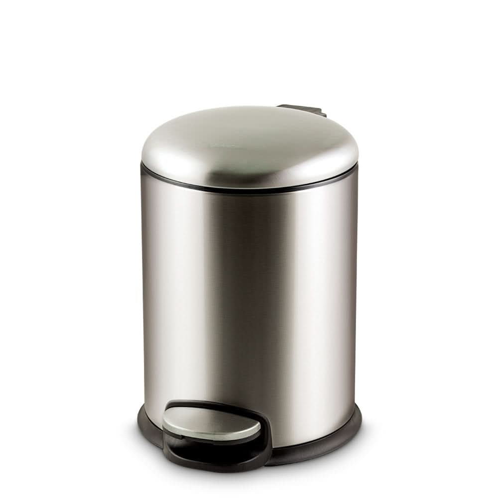 Bass Pedal Dustbin, 3–12 Litres | Step Waste Bin with Soft-Close Lid & Removable Inner Bucket | Kitchen, Bathroom & Bedroom