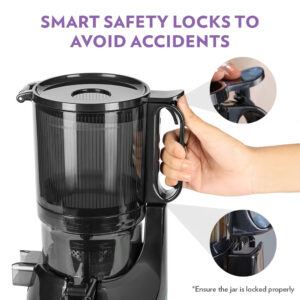 Borosil Vita Rich Slow Juicer | Low-RPM Cold Press, Nutrient-Rich Pulp-Free Juice, Quiet Operation image 7
