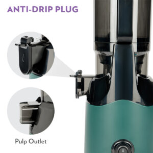 Borosil Vita Rich Slow Juicer | Low-RPM Cold Press, Nutrient-Rich Pulp-Free Juice, Quiet Operation image 9