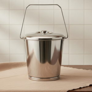 Vinod Steel Balti with Lid - 15.3 L