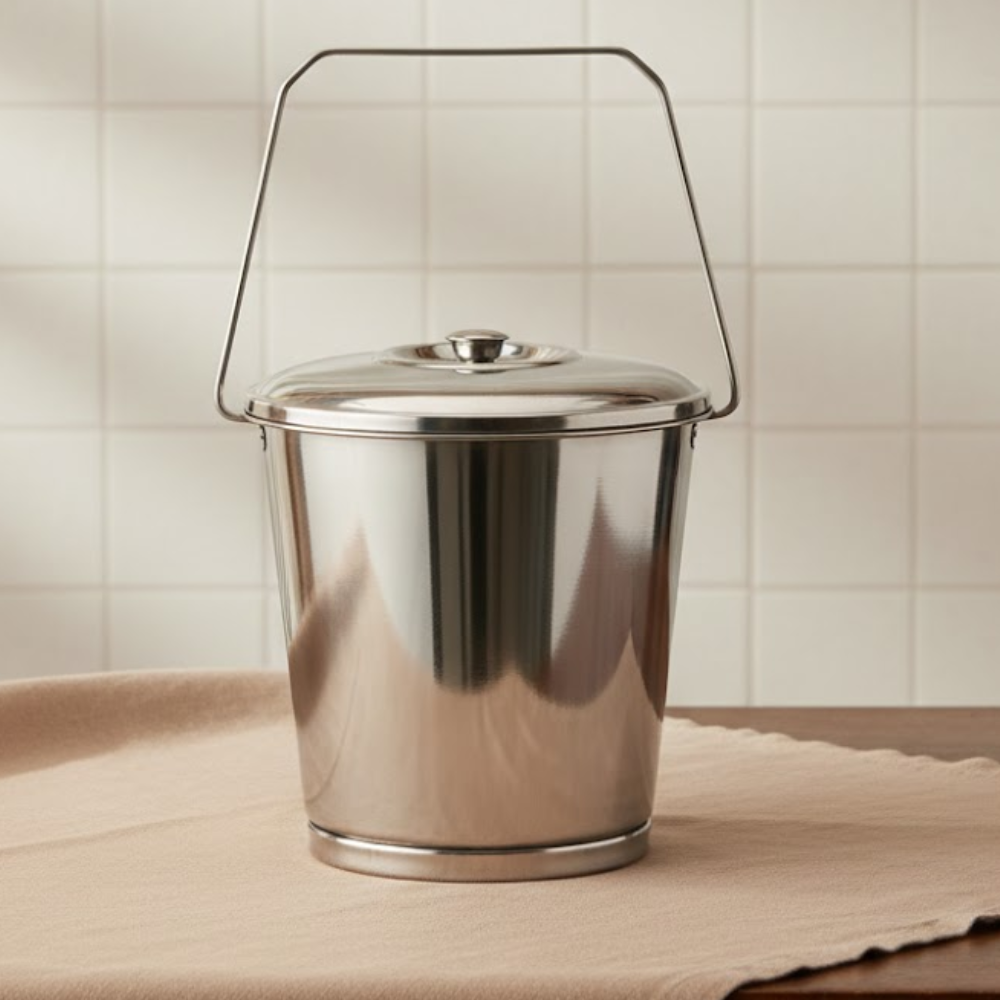 Vinod Steel Balti with Lid