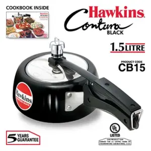 Hawkins Contura Black 1.5L Pressure Cooker CB15 image 2